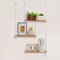 Boho Wall Shelves for Plants - 3 Tier Macrame Wall Hanging Shelves